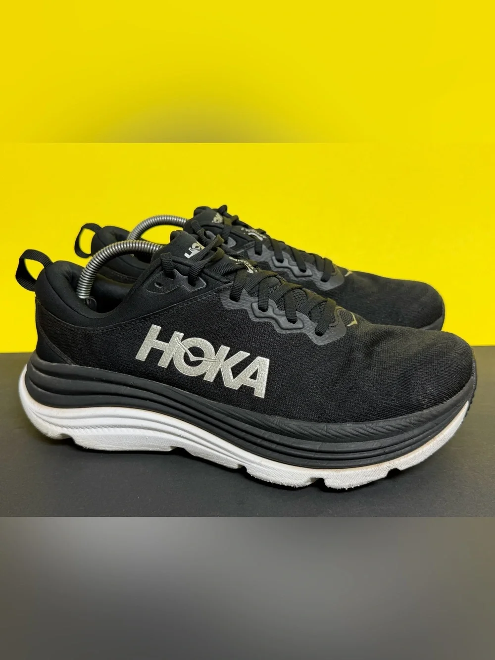 Hoka One One Gaviota 5 Mens Size 10.5D White Athletic Running Shoes